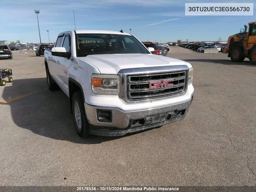 2014 GMC Sierra 1500 Crew Cab VIN: 3GTU2UEC3EG566730 Lot: 20178534