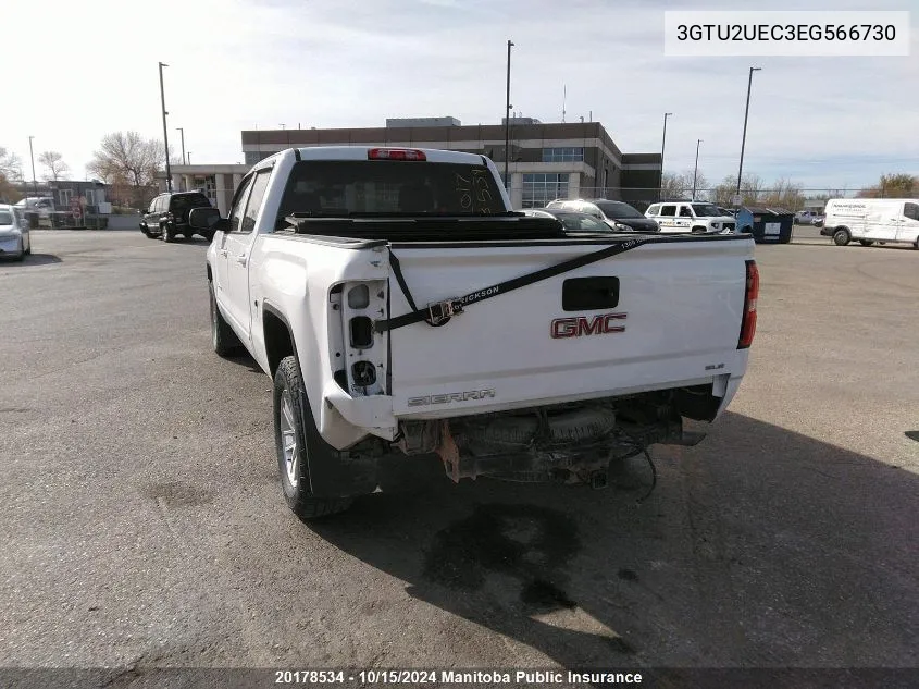 2014 GMC Sierra 1500 Crew Cab VIN: 3GTU2UEC3EG566730 Lot: 20178534