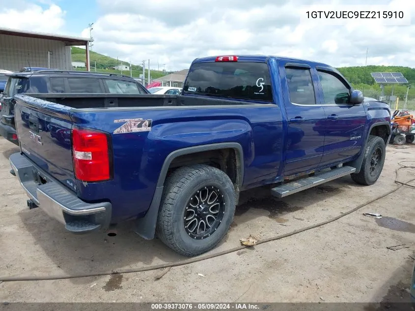 2014 GMC Sierra 1500 Sle VIN: 1GTV2UEC9EZ215910 Lot: 39373076