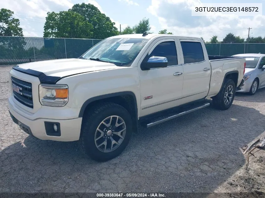 2014 GMC Sierra 1500 Sle VIN: 3GTU2UEC3EG148572 Lot: 39383647