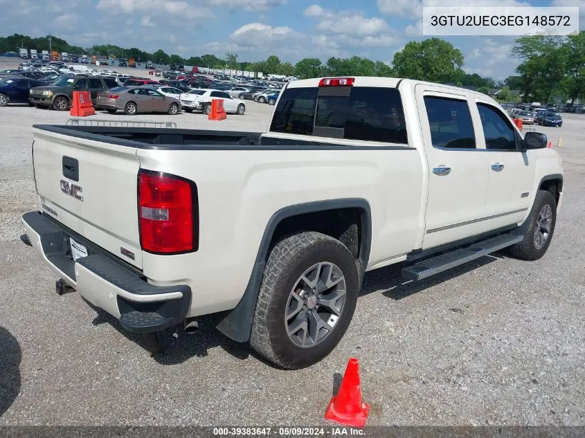 2014 GMC Sierra 1500 Sle VIN: 3GTU2UEC3EG148572 Lot: 39383647