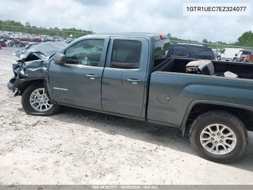 2014 GMC Sierra 1500 Sle VIN: 1GTR1UEC7EZ324077 Lot: 39391277