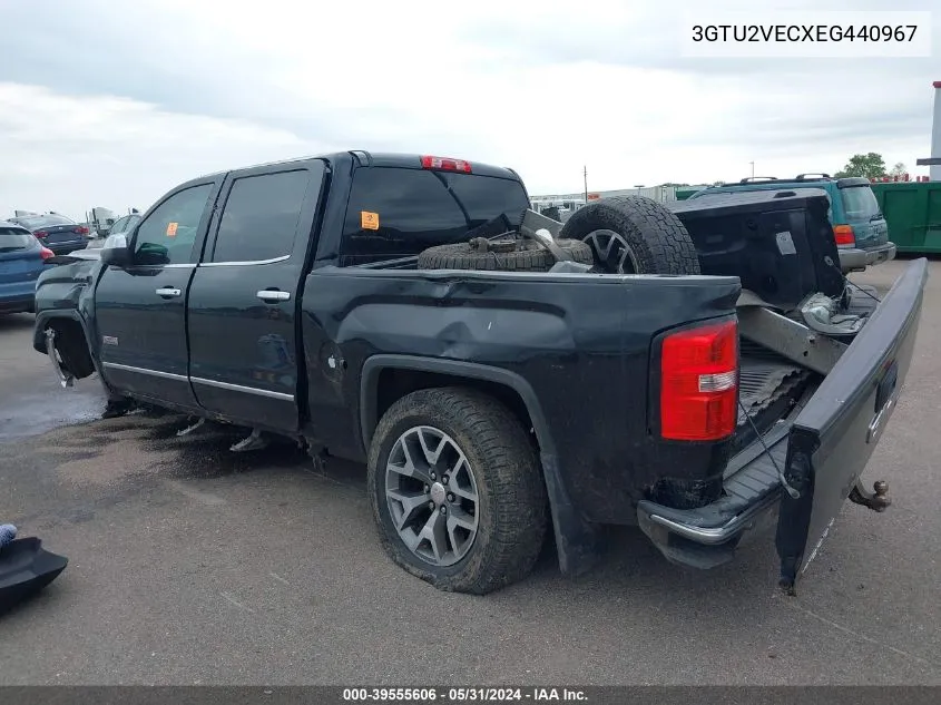 2014 GMC Sierra 1500 Slt VIN: 3GTU2VECXEG440967 Lot: 39555606