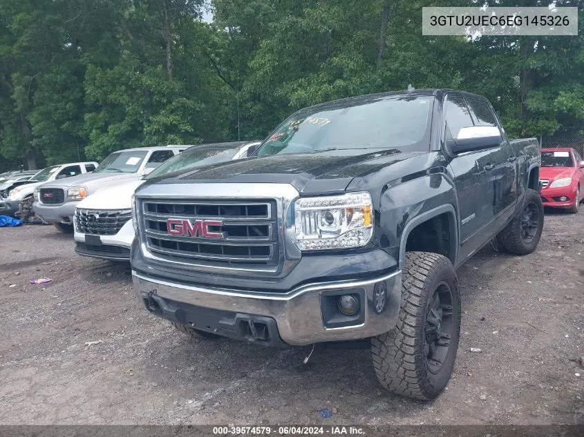 2014 GMC Sierra 1500 Sle VIN: 3GTU2UEC6EG145326 Lot: 39574579