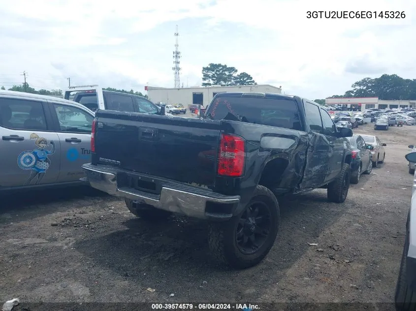 2014 GMC Sierra 1500 Sle VIN: 3GTU2UEC6EG145326 Lot: 39574579