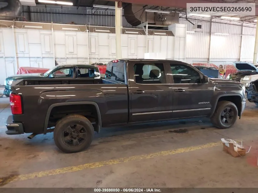 2014 GMC Sierra 1500 Slt VIN: 3GTU2VEC5EG265690 Lot: 39598850