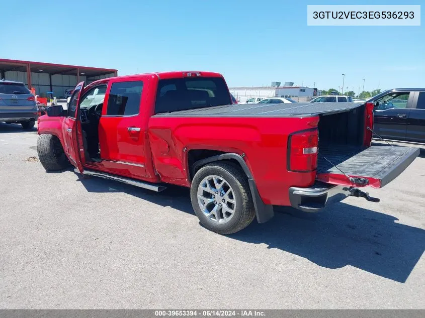 2014 GMC Sierra 1500 Slt VIN: 3GTU2VEC3EG536293 Lot: 39653394