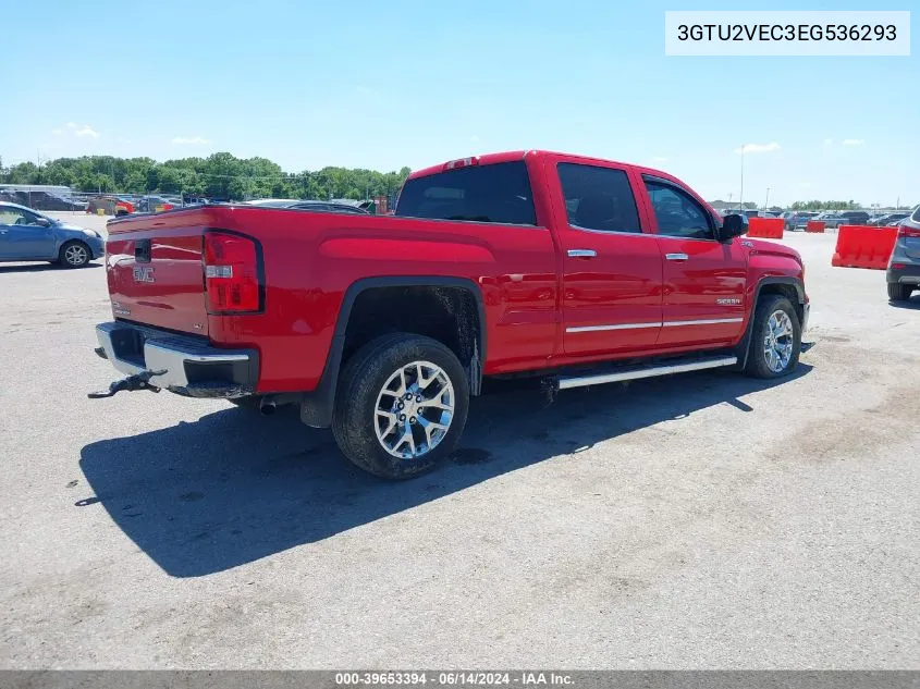 2014 GMC Sierra 1500 Slt VIN: 3GTU2VEC3EG536293 Lot: 39653394