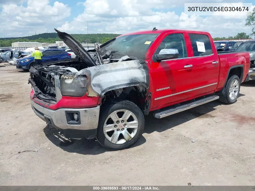 2014 GMC Sierra 1500 Slt VIN: 3GTU2VEC6EG304674 Lot: 39659593