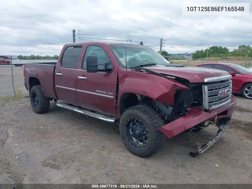 2014 GMC Sierra 2500Hd Denali VIN: 1GT125E86EF165548 Lot: 39677319