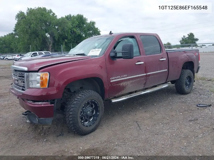 2014 GMC Sierra 2500Hd Denali VIN: 1GT125E86EF165548 Lot: 39677319