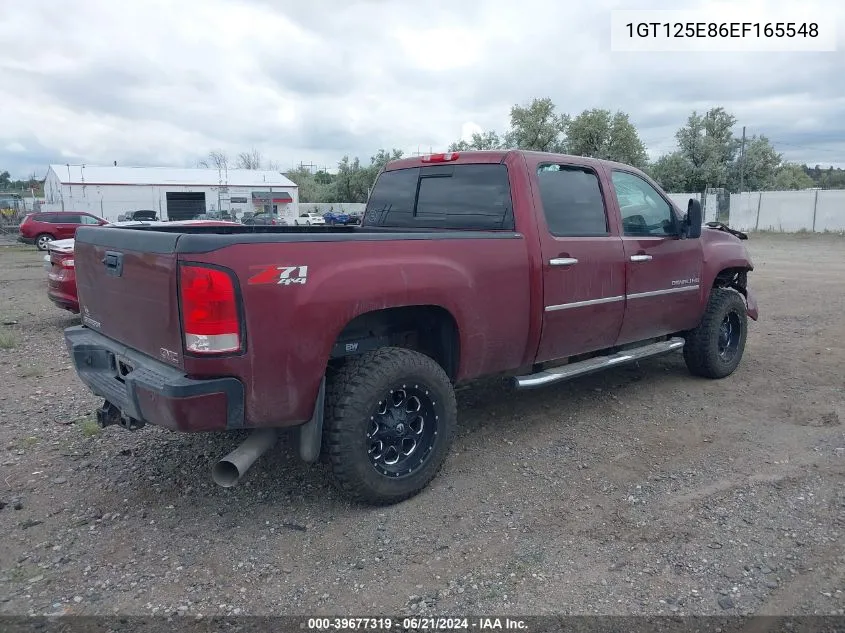 2014 GMC Sierra 2500Hd Denali VIN: 1GT125E86EF165548 Lot: 39677319