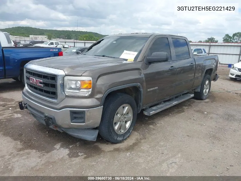 2014 GMC Sierra 1500 VIN: 3GTU2TEH5EG221429 Lot: 39680730