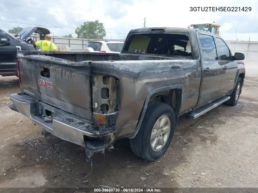 2014 GMC Sierra 1500 VIN: 3GTU2TEH5EG221429 Lot: 39680730