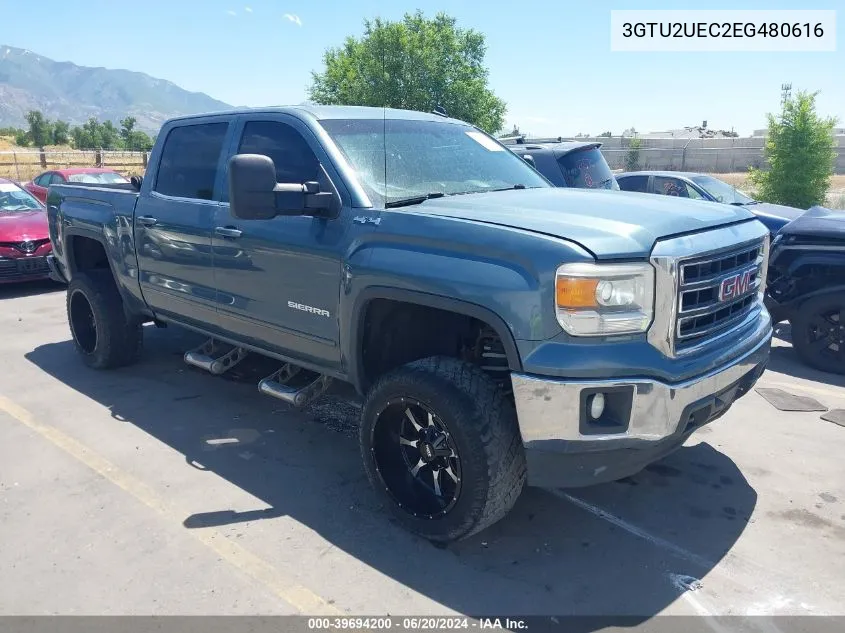 2014 GMC Sierra 1500 Sle VIN: 3GTU2UEC2EG480616 Lot: 39694200