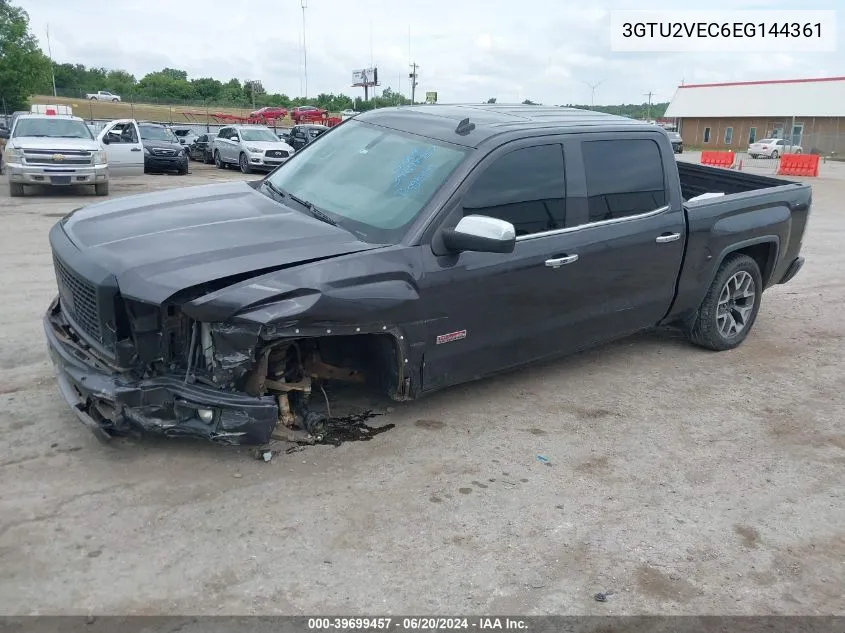 2014 GMC Sierra 1500 Slt VIN: 3GTU2VEC6EG144361 Lot: 39699457