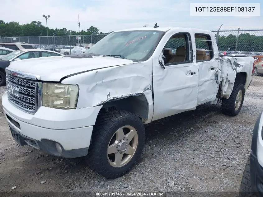 2014 GMC Sierra 2500Hd Denali VIN: 1GT125E88EF108137 Lot: 39701745