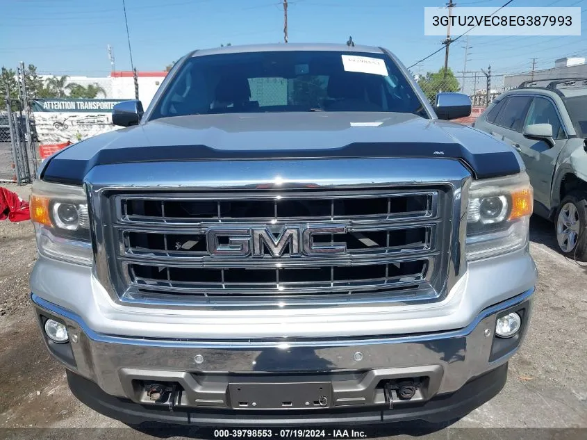 2014 GMC Sierra 1500 Slt VIN: 3GTU2VEC8EG387993 Lot: 39798553