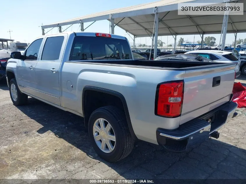 2014 GMC Sierra 1500 Slt VIN: 3GTU2VEC8EG387993 Lot: 39798553