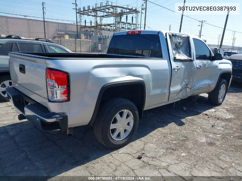 2014 GMC Sierra 1500 Slt VIN: 3GTU2VEC8EG387993 Lot: 39798553