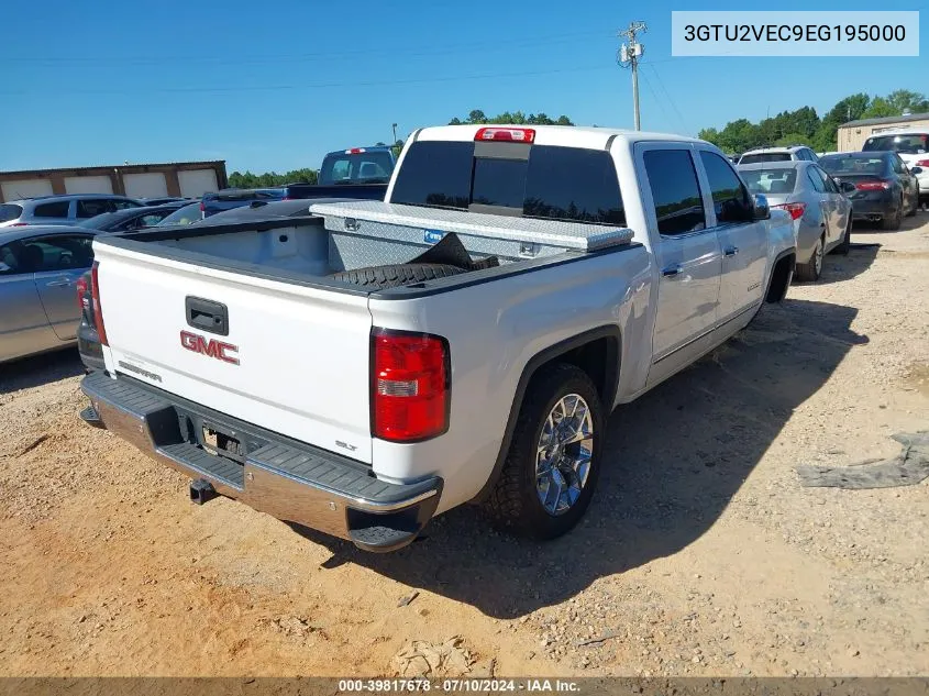 2014 GMC Sierra 1500 Slt VIN: 3GTU2VEC9EG195000 Lot: 39817678