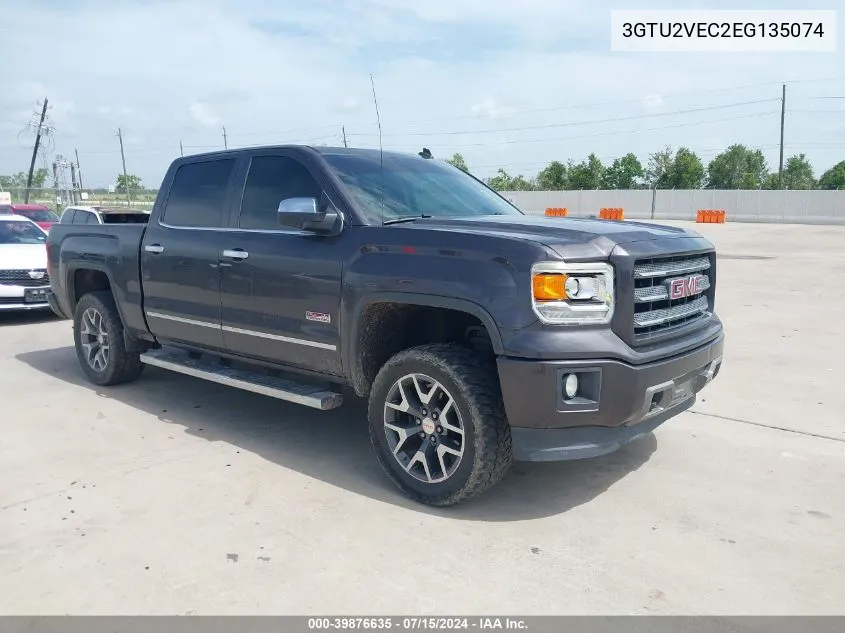 2014 GMC Sierra 1500 Slt VIN: 3GTU2VEC2EG135074 Lot: 39876635