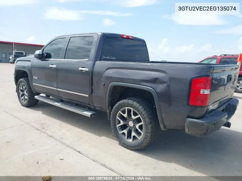 2014 GMC Sierra 1500 Slt VIN: 3GTU2VEC2EG135074 Lot: 39876635