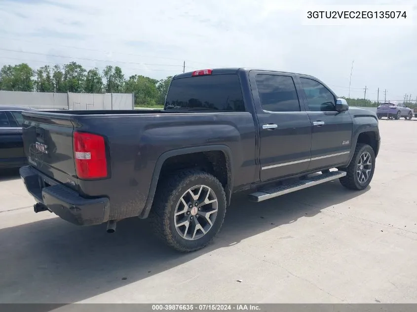 2014 GMC Sierra 1500 Slt VIN: 3GTU2VEC2EG135074 Lot: 39876635