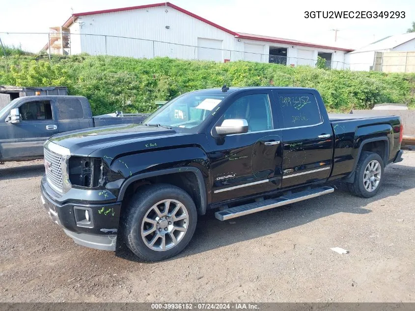 2014 GMC Sierra 1500 Denali VIN: 3GTU2WEC2EG349293 Lot: 39936152