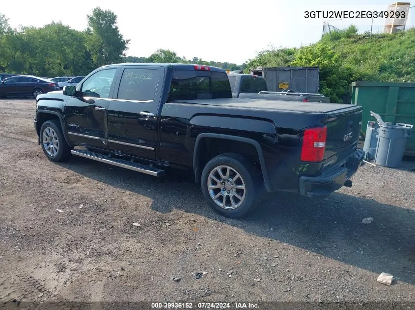 2014 GMC Sierra 1500 Denali VIN: 3GTU2WEC2EG349293 Lot: 39936152