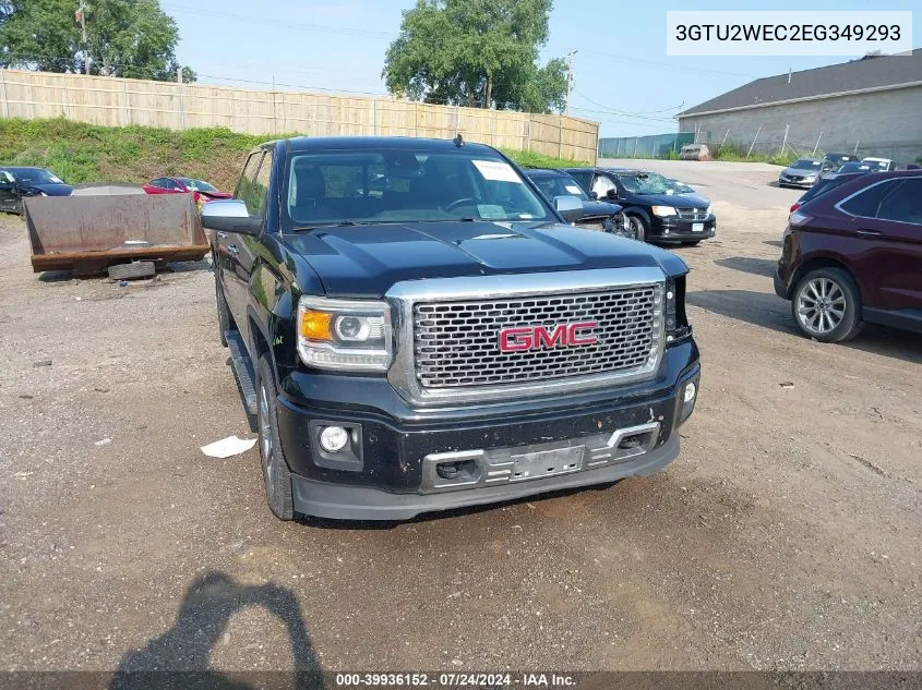 2014 GMC Sierra 1500 Denali VIN: 3GTU2WEC2EG349293 Lot: 39936152