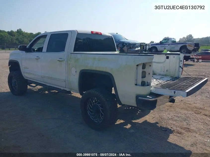 2014 GMC Sierra 1500 Sle VIN: 3GTU2UEC4EG130792 Lot: 39981075