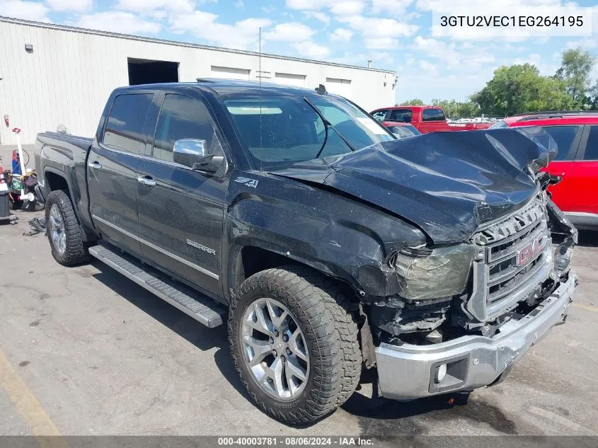 2014 GMC Sierra 1500 Slt VIN: 3GTU2VEC1EG264195 Lot: 40003781