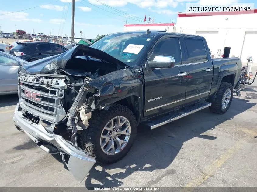 2014 GMC Sierra 1500 Slt VIN: 3GTU2VEC1EG264195 Lot: 40003781