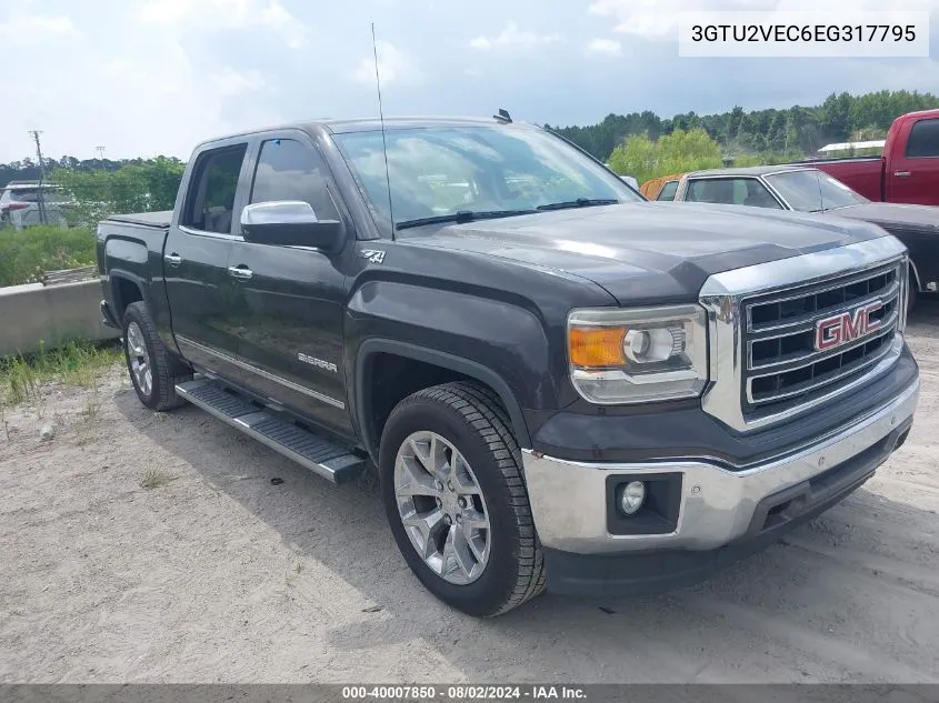 2014 GMC Sierra 1500 Slt VIN: 3GTU2VEC6EG317795 Lot: 40007850