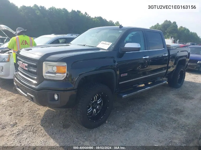 2014 GMC Sierra 1500 Slt VIN: 3GTU2VEC1EG163156 Lot: 40008490