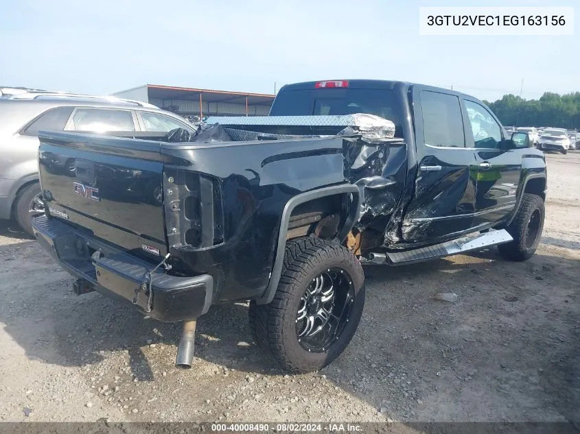 2014 GMC Sierra 1500 Slt VIN: 3GTU2VEC1EG163156 Lot: 40008490