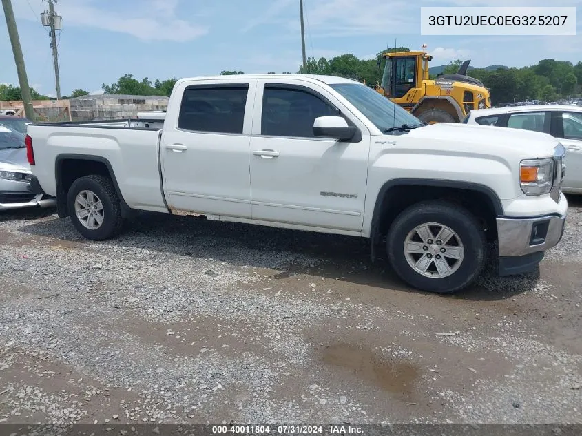 2014 GMC Sierra 1500 Sle VIN: 3GTU2UEC0EG325207 Lot: 40011804