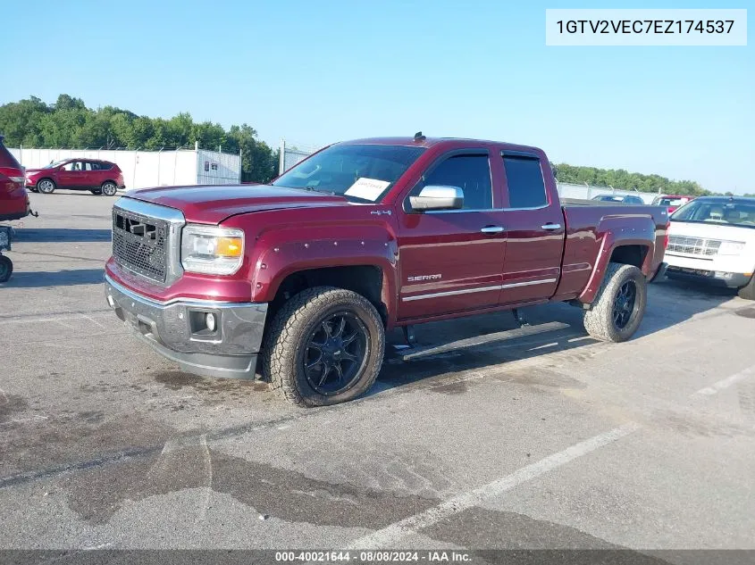 2014 GMC Sierra 1500 Slt VIN: 1GTV2VEC7EZ174537 Lot: 40021644