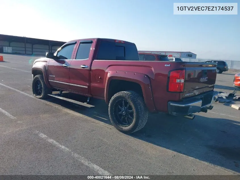 2014 GMC Sierra 1500 Slt VIN: 1GTV2VEC7EZ174537 Lot: 40021644