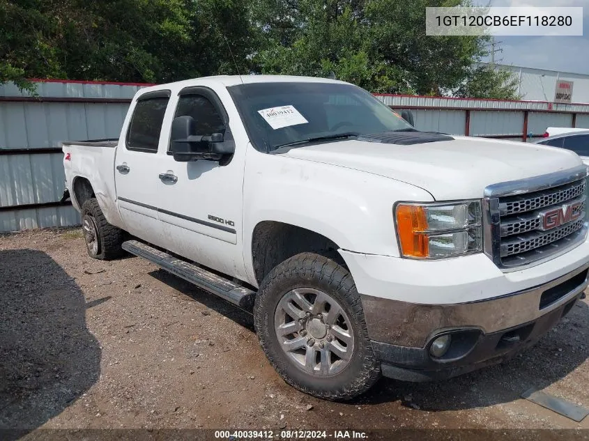 2014 GMC Sierra 2500Hd Sle VIN: 1GT120CB6EF118280 Lot: 40039412