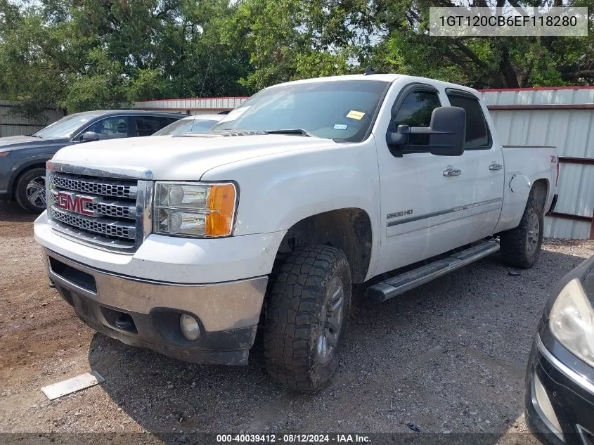 2014 GMC Sierra 2500Hd Sle VIN: 1GT120CB6EF118280 Lot: 40039412