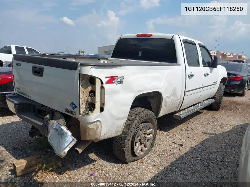 2014 GMC Sierra 2500Hd Sle VIN: 1GT120CB6EF118280 Lot: 40039412