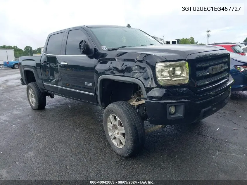 2014 GMC Sierra 1500 Sle VIN: 3GTU2UEC1EG467727 Lot: 40042089