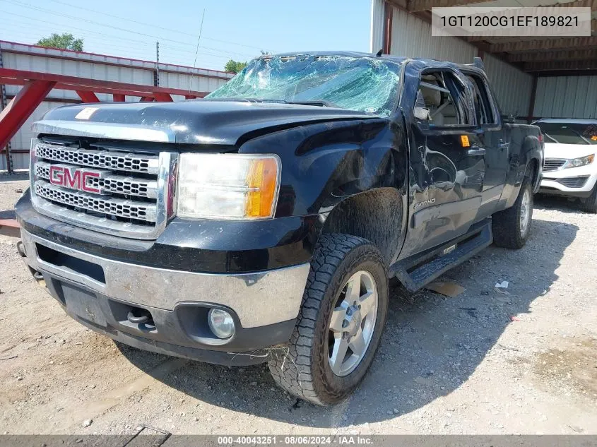 2014 GMC Sierra 2500Hd Sle VIN: 1GT120CG1EF189821 Lot: 40043251