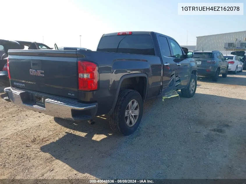 2014 GMC Sierra 1500 Sle VIN: 1GTR1UEH4EZ162078 Lot: 40048536