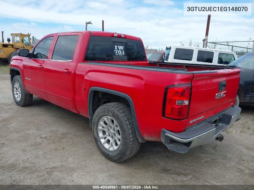 2014 GMC Sierra 1500 Sle VIN: 3GTU2UEC1EG148070 Lot: 40049961