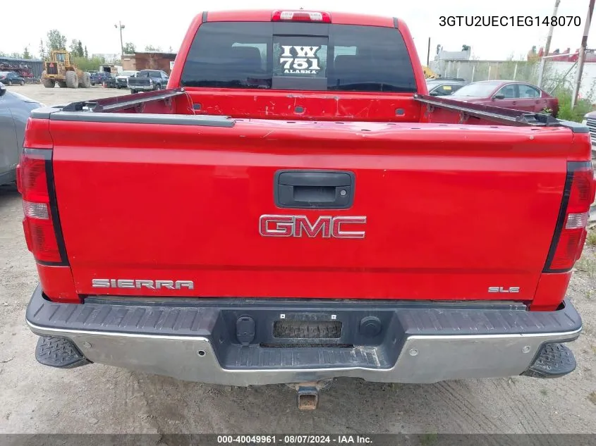 2014 GMC Sierra 1500 Sle VIN: 3GTU2UEC1EG148070 Lot: 40049961