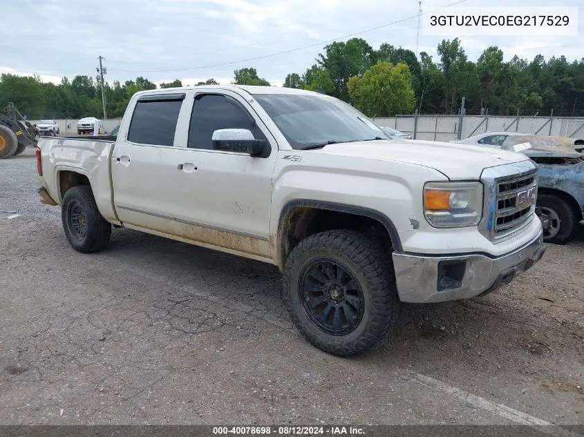 2014 GMC Sierra 1500 Slt VIN: 3GTU2VEC0EG217529 Lot: 40078698