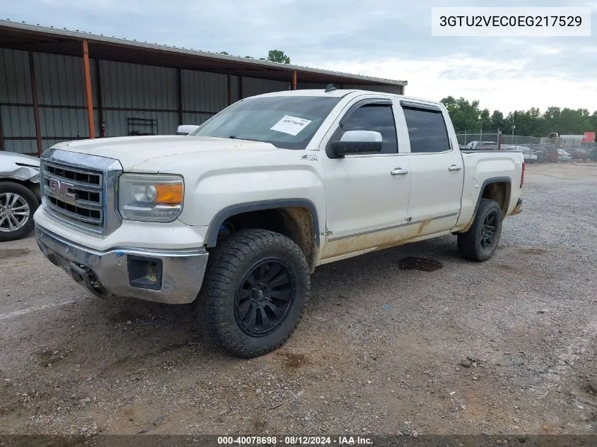 2014 GMC Sierra 1500 Slt VIN: 3GTU2VEC0EG217529 Lot: 40078698